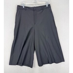 Banana Republic Women's Sz 10 High Rise Sculpted Stretch Wide Leg Dress Shorts